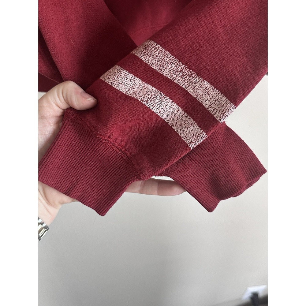Aeropostale Harvard University Emblem Off The Shoulder College Sweatshirt Size S - Picture 6 of 9